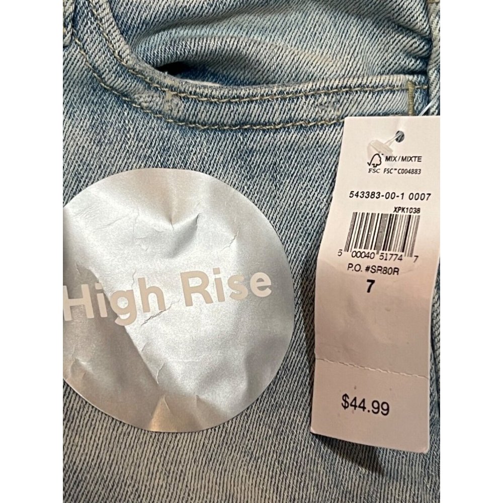 NWT GAP Girls High Stretch Jegging Ankle Jeans Sz 7 Light Wash #543383 - Picture 6 of 7